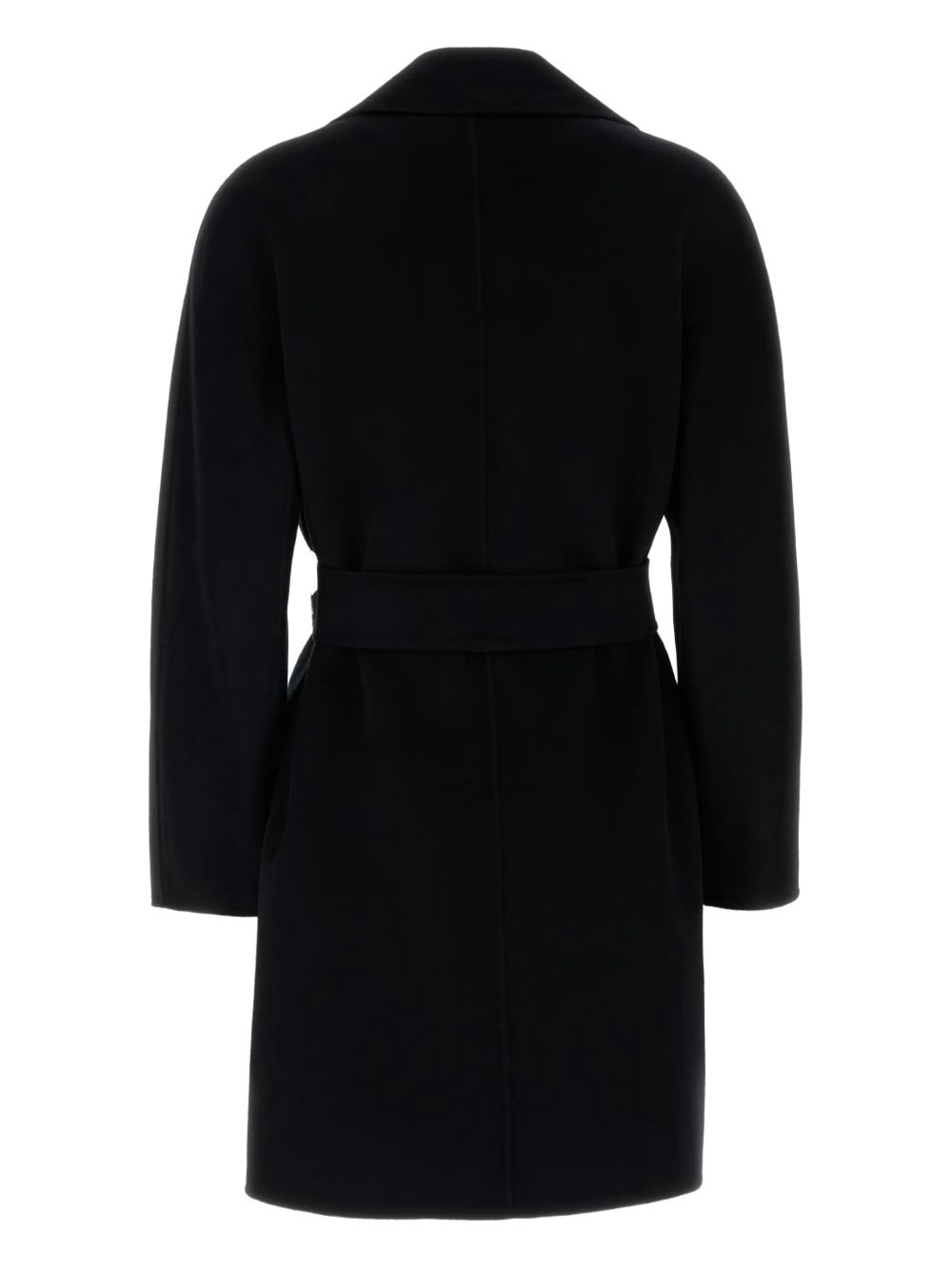 belted wool coat - 2