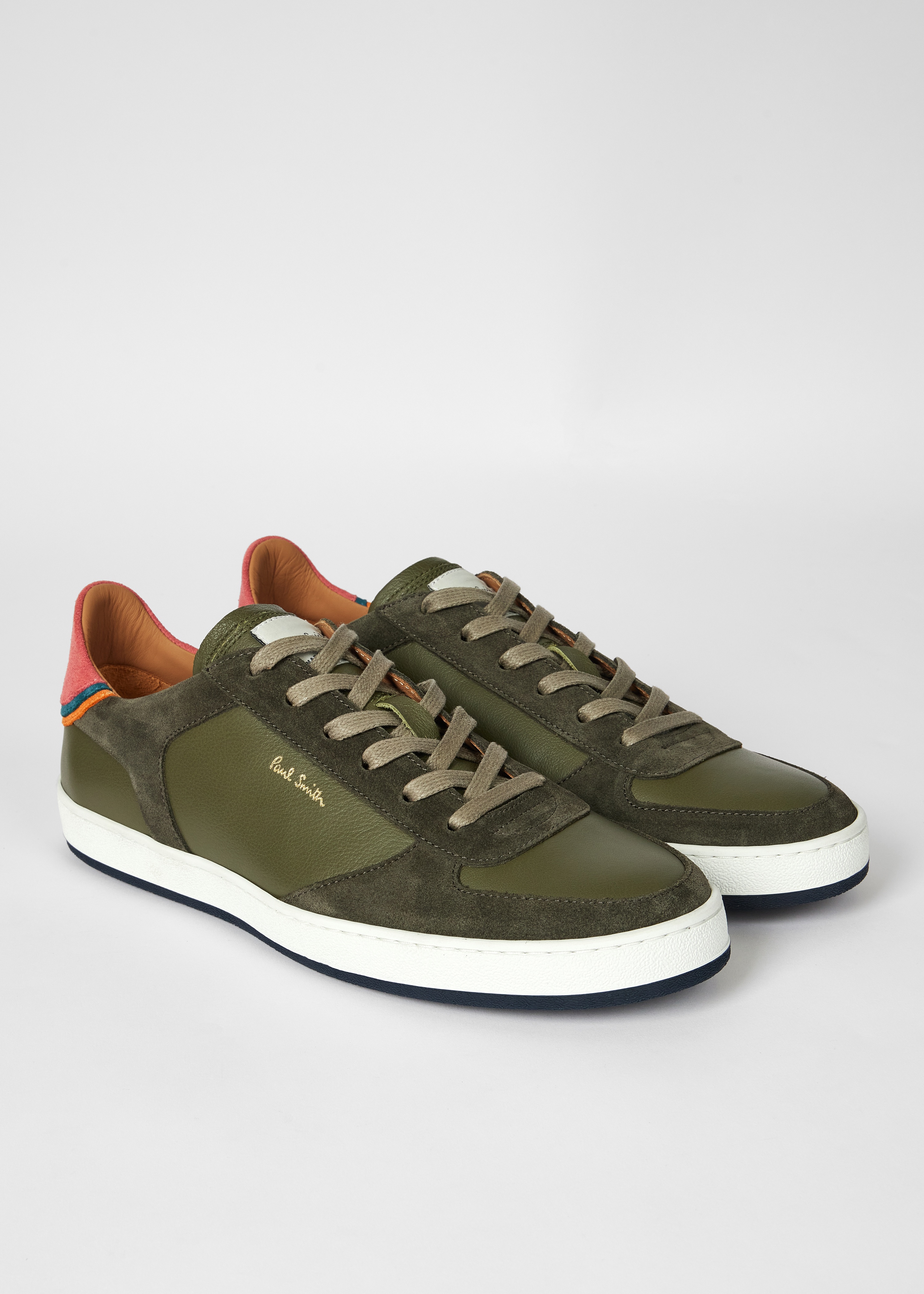 Khaki 'Destry' Trainers - 4