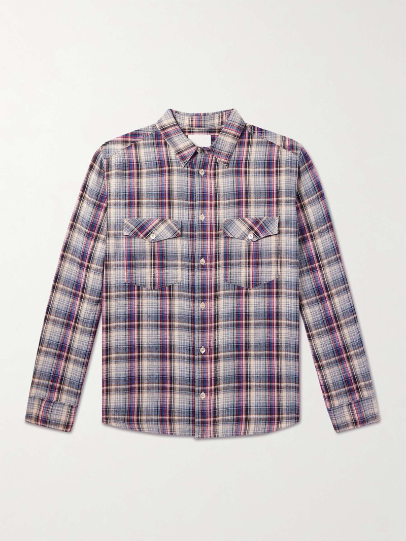 Lydian Checked Cotton and Linen-Blend Shirt - 1