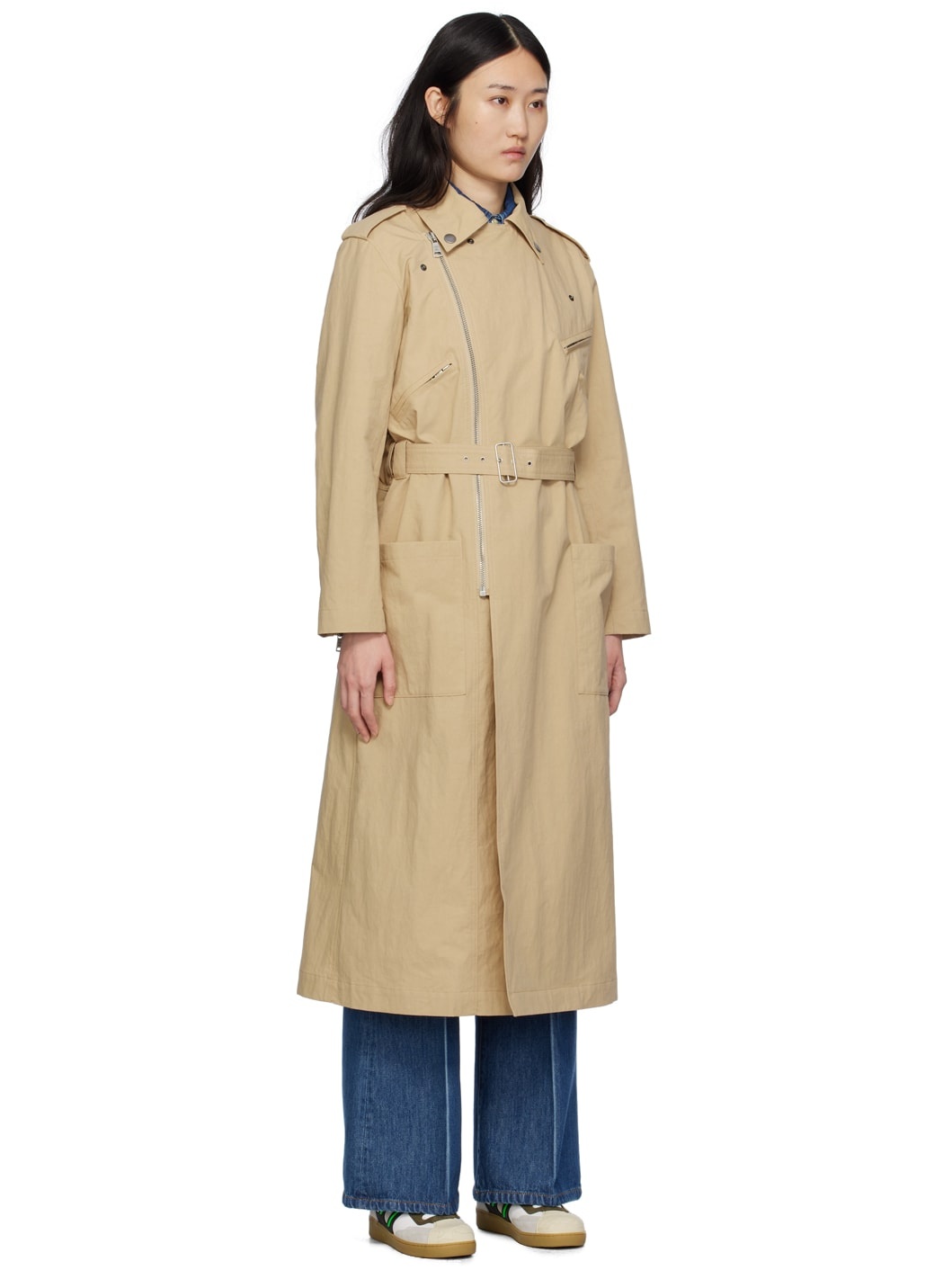 Beige Natacha Ramsay-Levi Edition Madame Recamier Trench Coat - 2