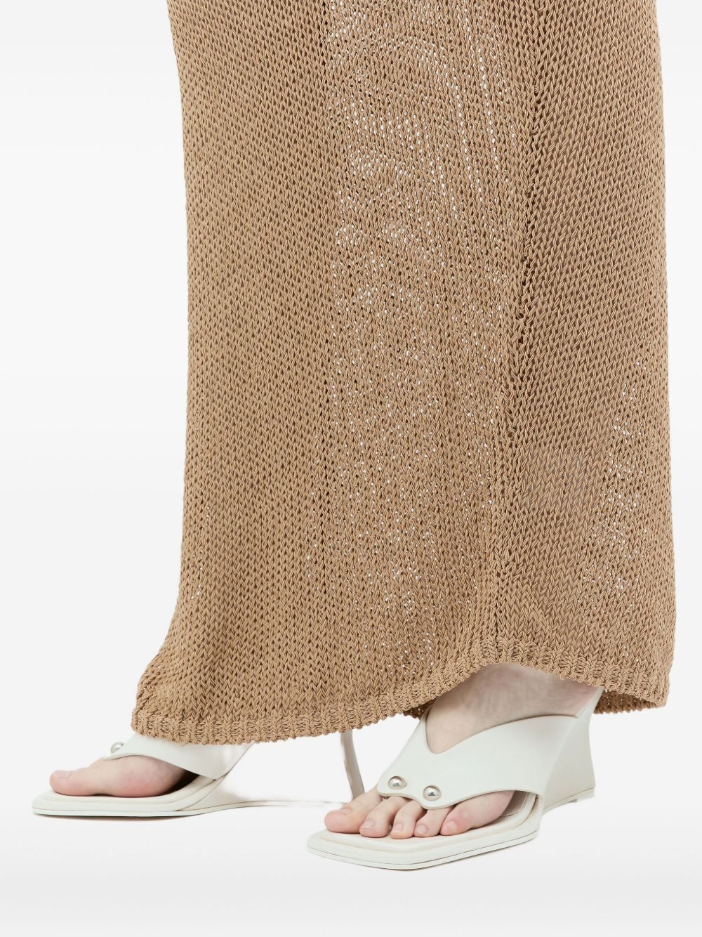 sheer maxi skirt - 4