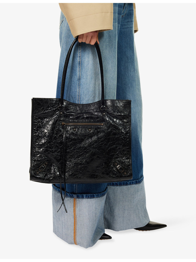 Le City Medium Leather Tote Bag 3