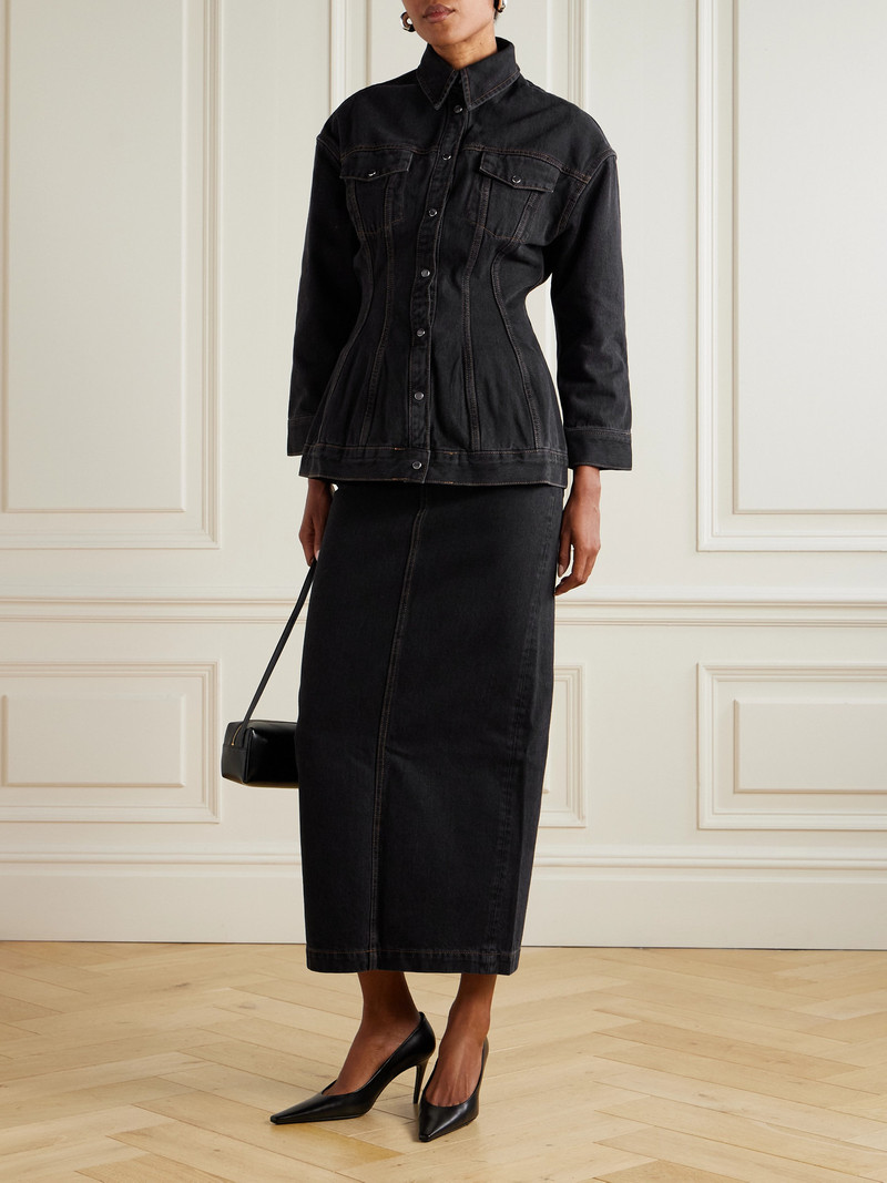 WARDROBE.NYC Denim Maxi Skirt outlook