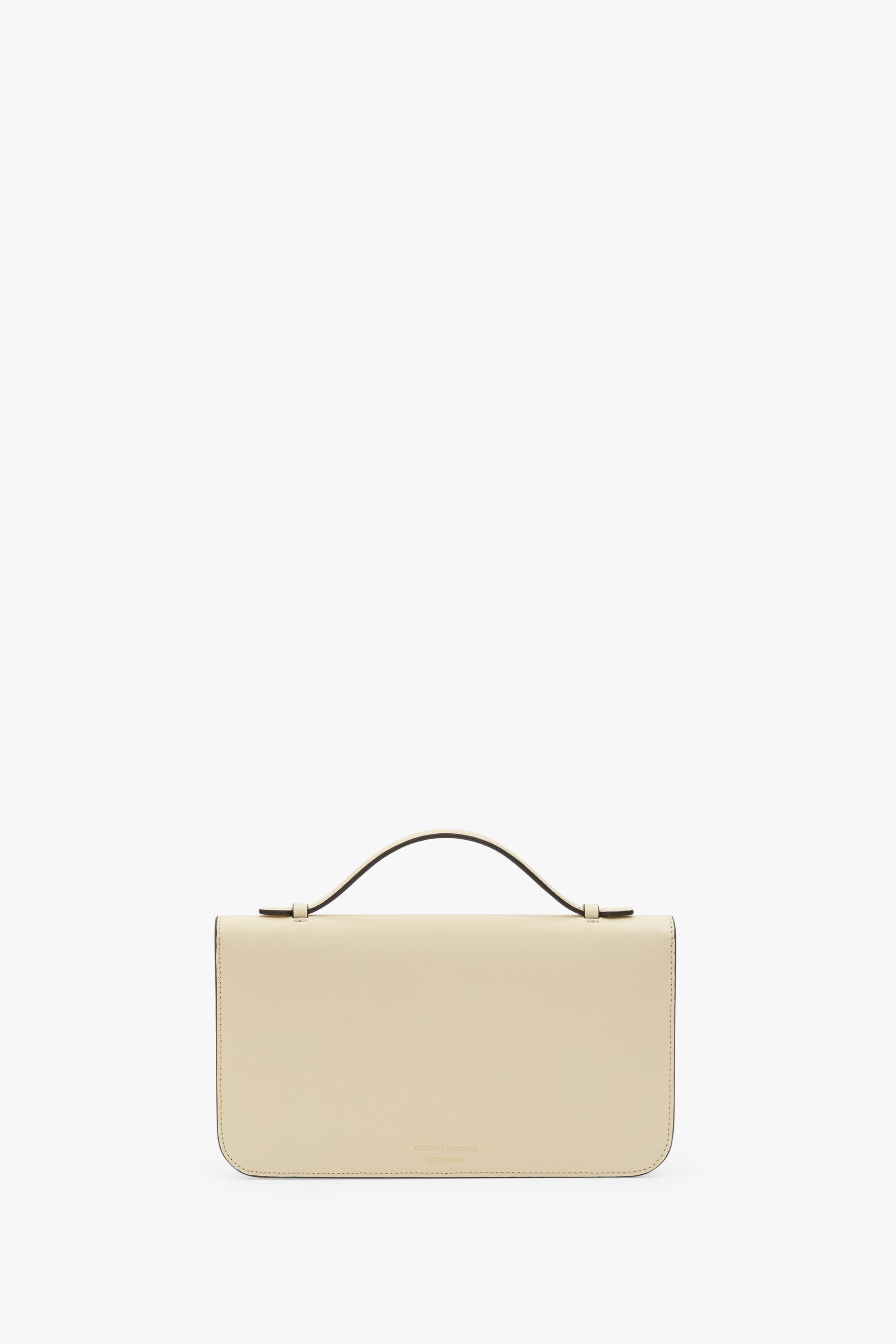 Dorian Pochette In Ivory Smooth Leather - 5