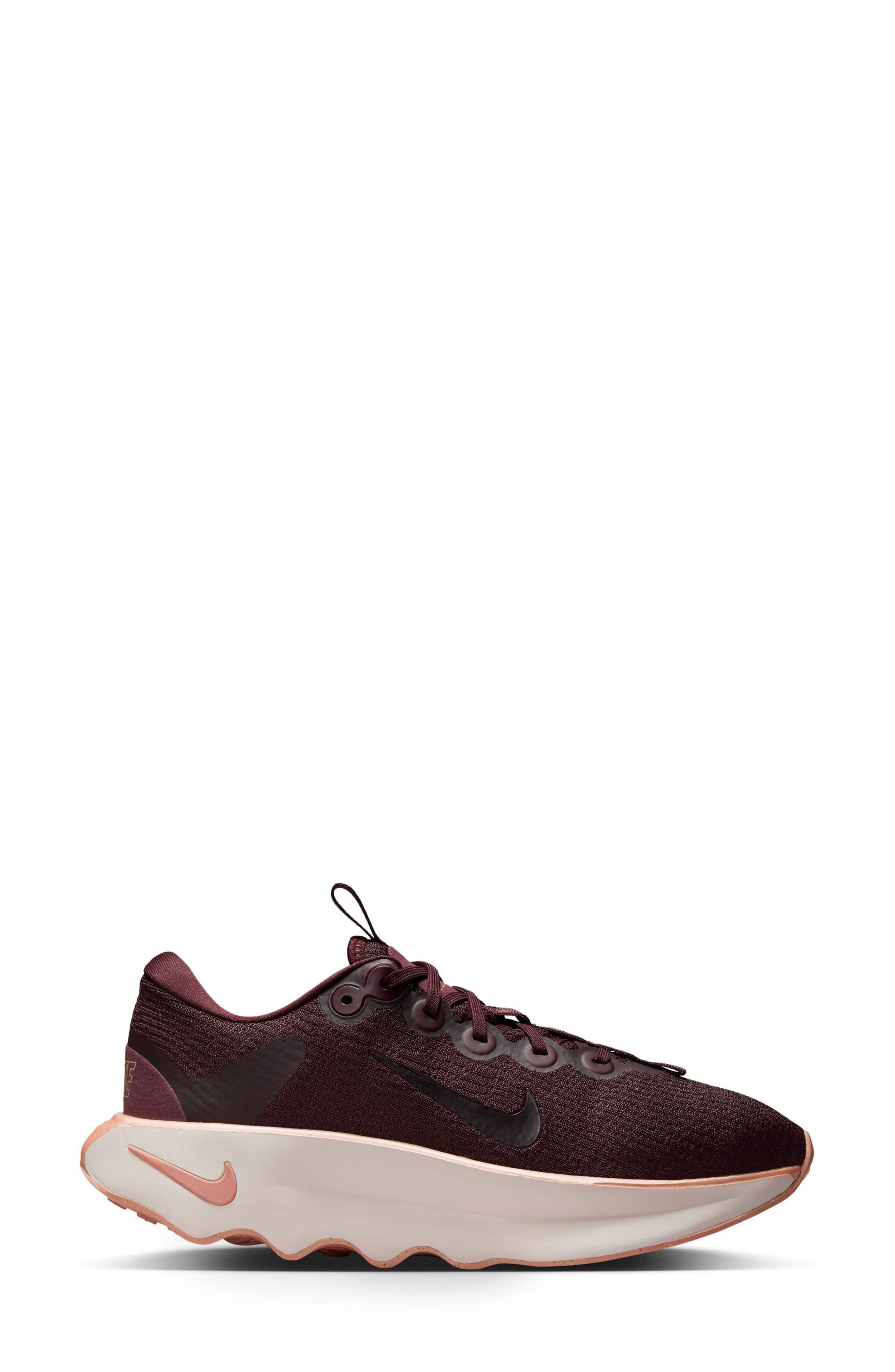 Nike Motiva Road Runner Walking Shoe in Burgundy Crush/Red Sepia at Nordstrom - 2