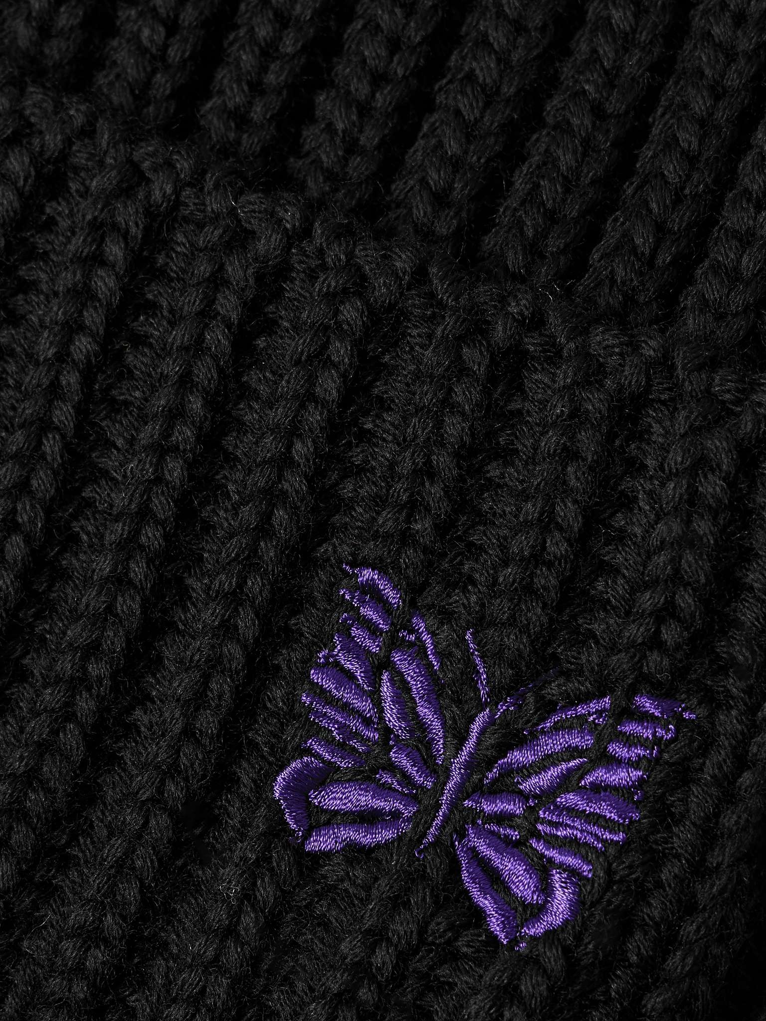 Logo-Embroidered Ribbed Merino Wool Beanie - 3