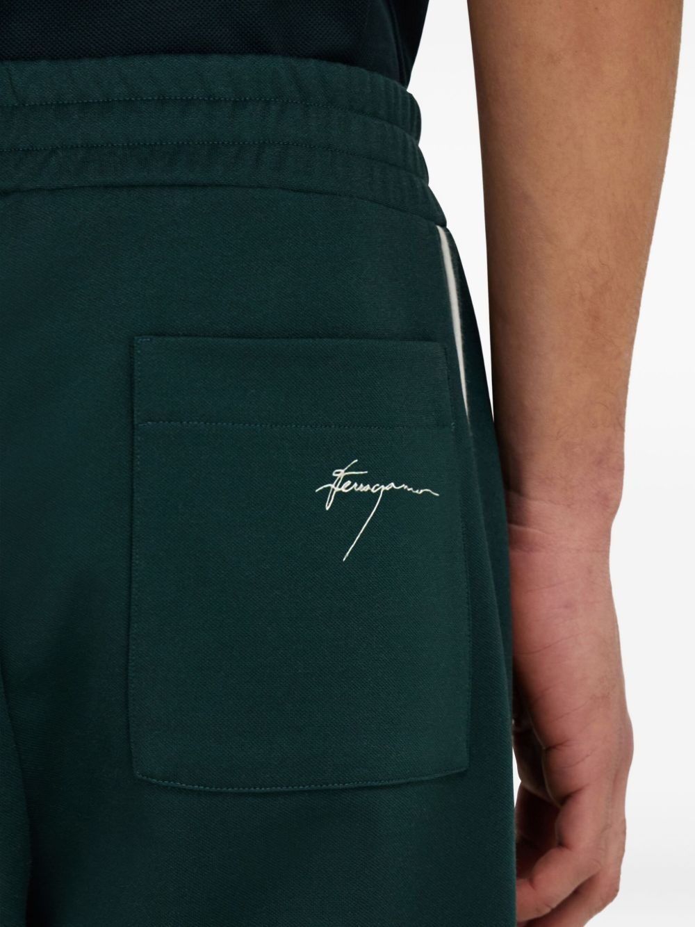 logo-embroidered sweatpants - 6