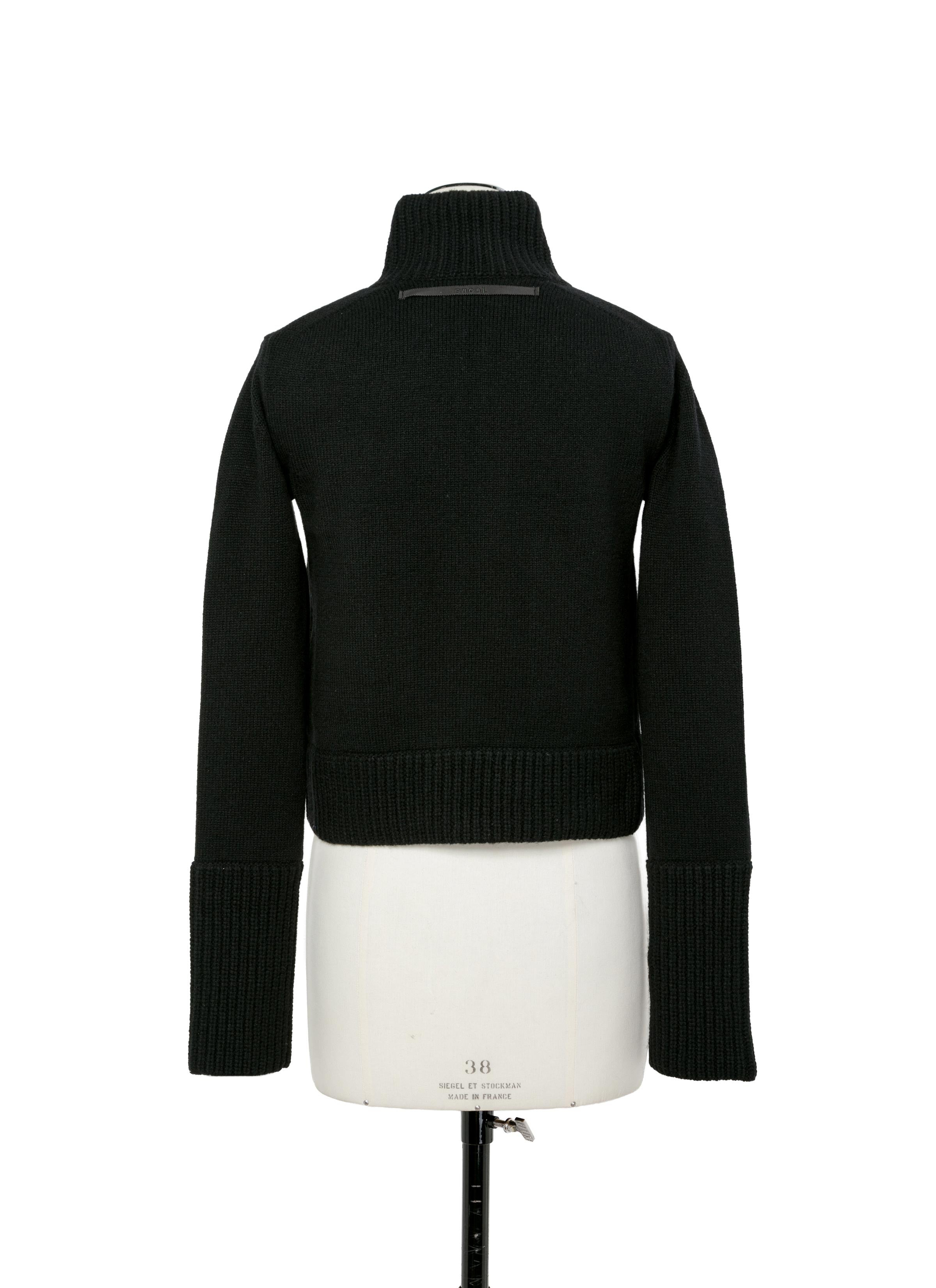 Wool Knit Blouson - 3