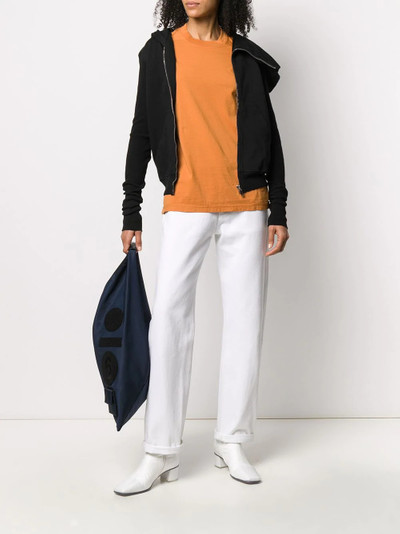 Rick Owens DRKSHDW draped collar zip up jacket outlook