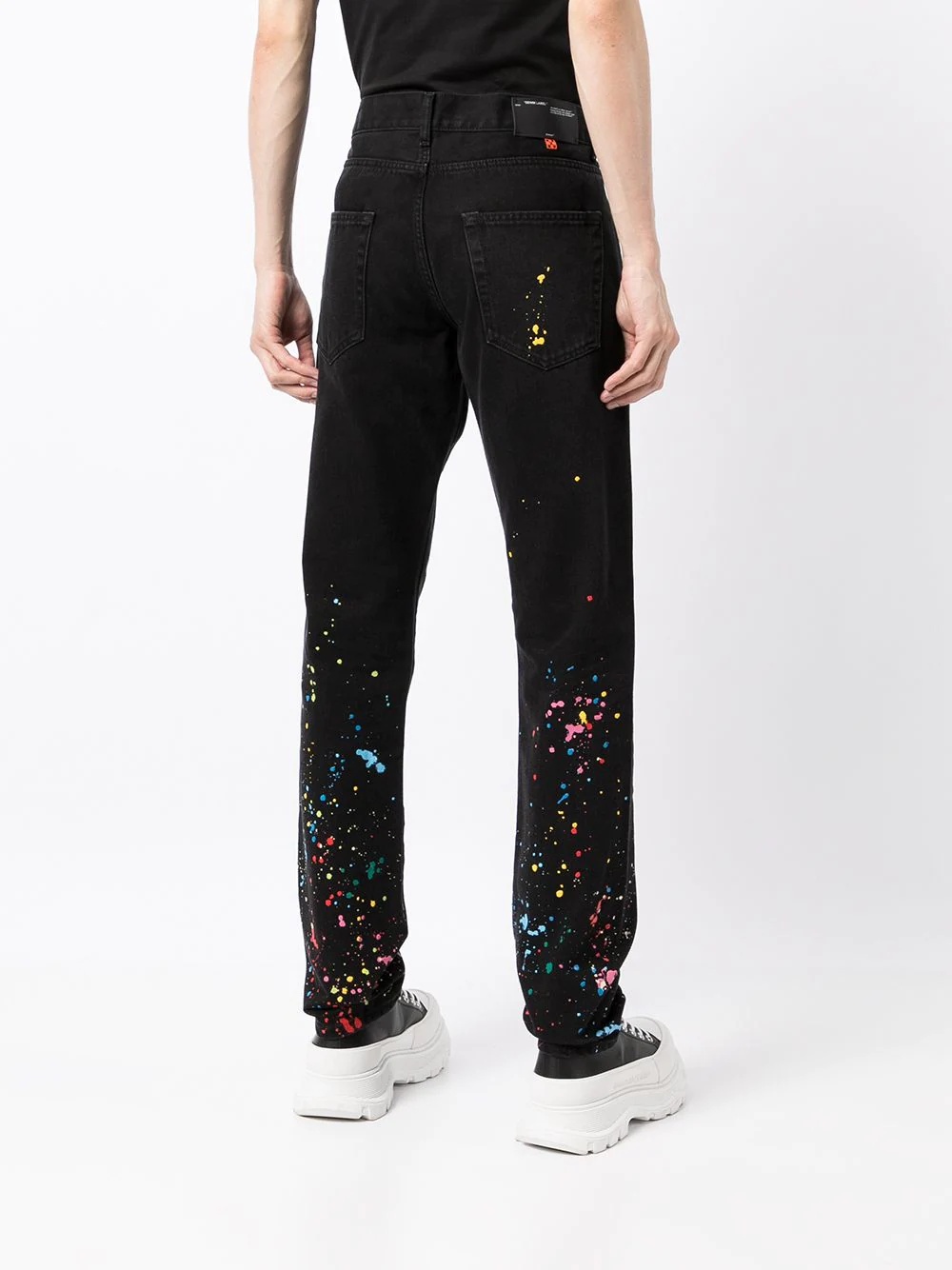 X Marais Splatter slim jeans - 4