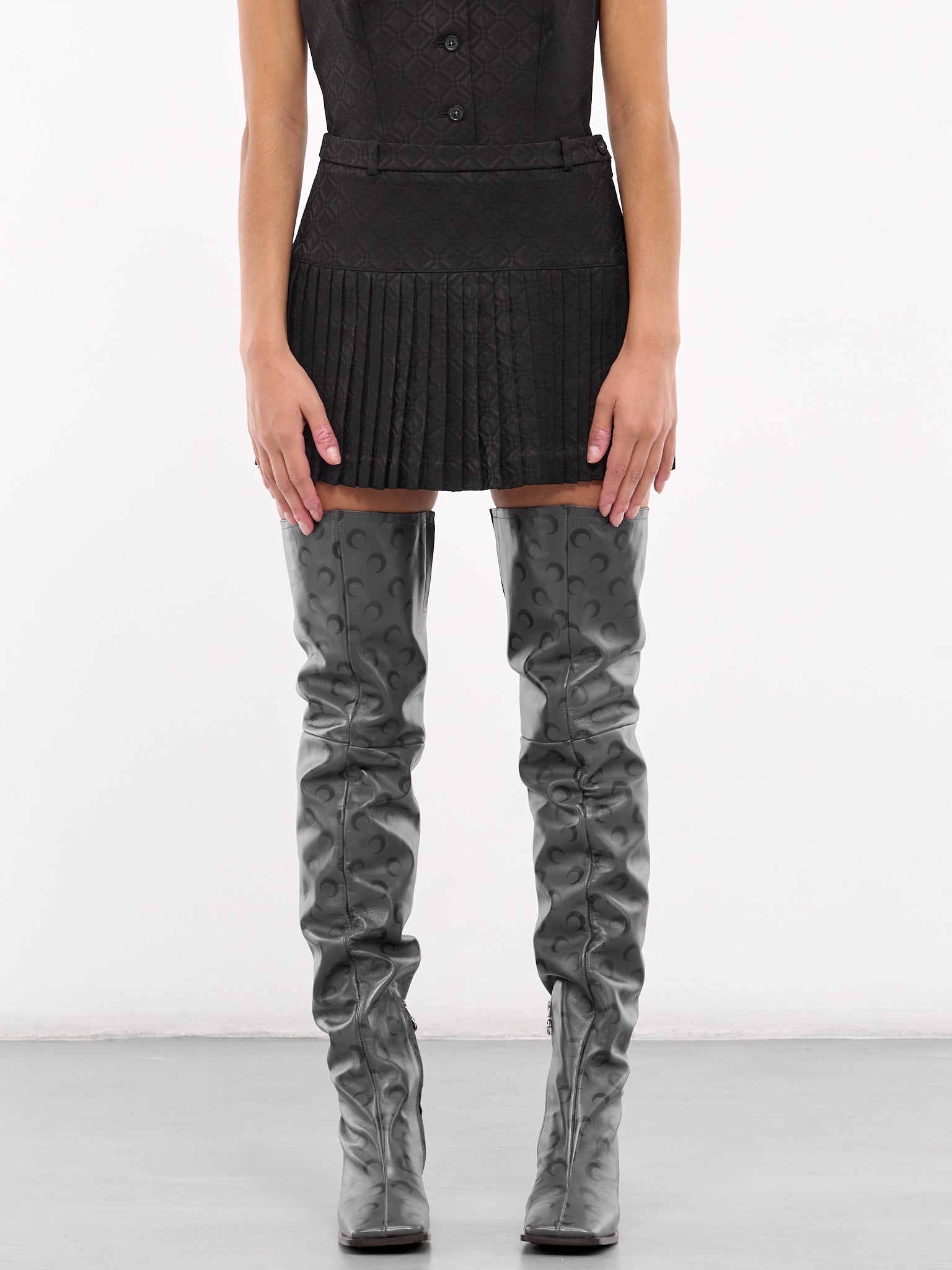 Air Brush Thigh Boots - 2