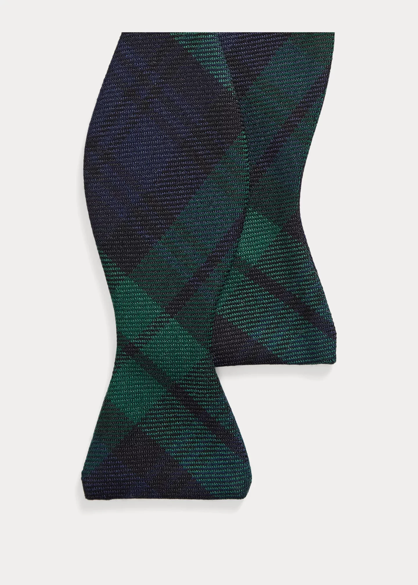 Tartan Wool Bow Tie - 1