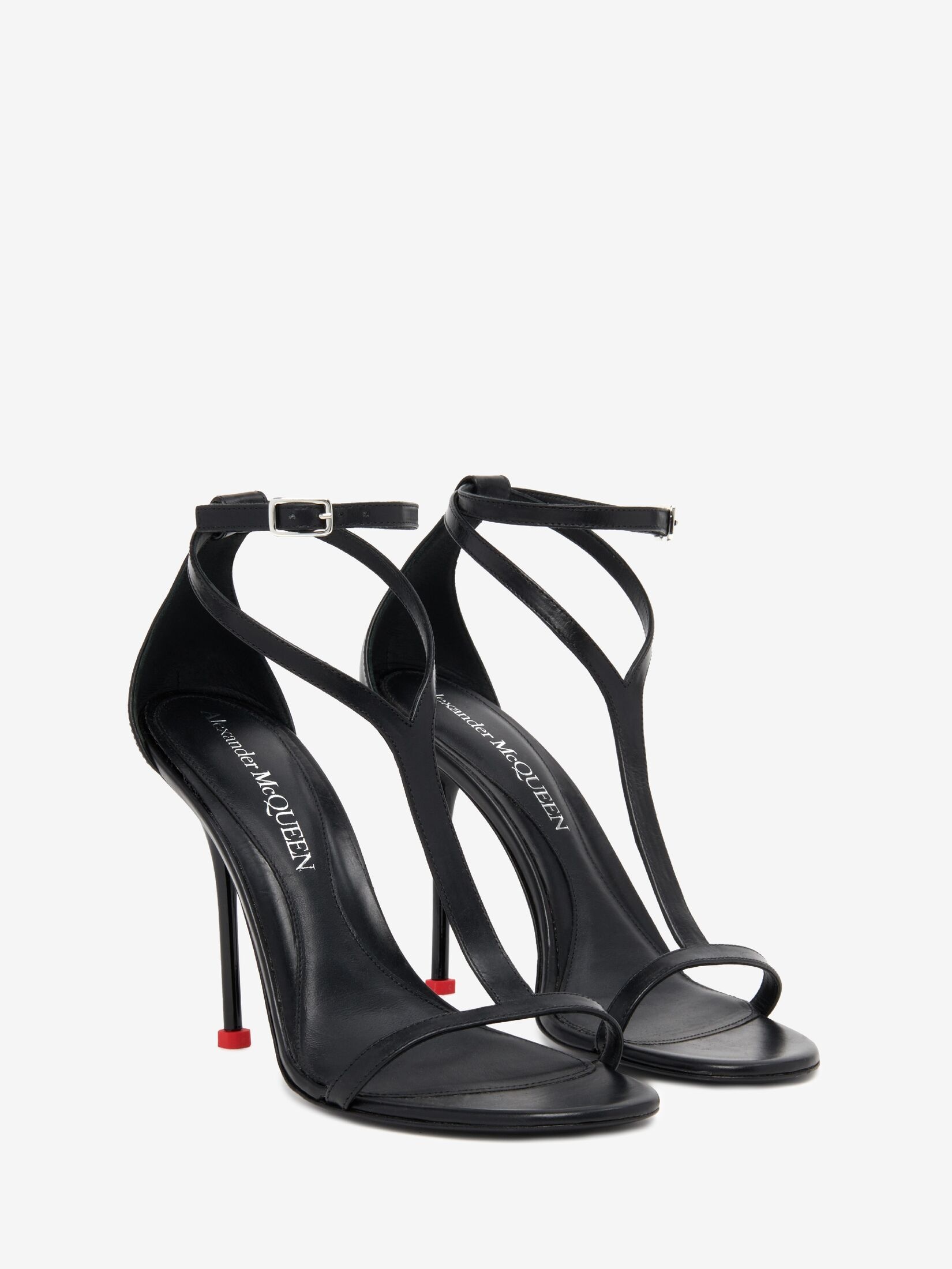 Women's Harness Sandal in Black/lust Red - 2