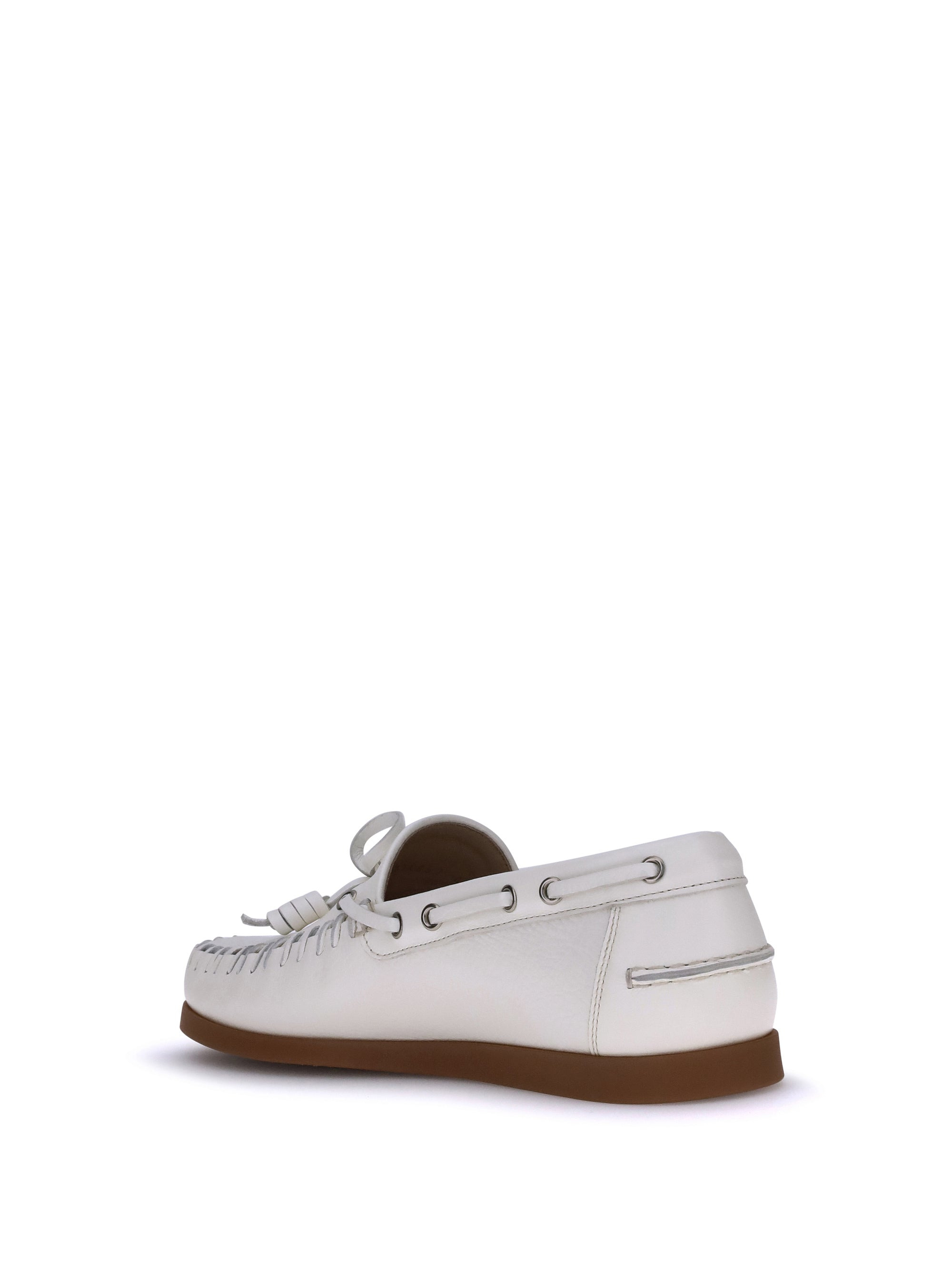 Valentino Garavani Men Palm Avenue Boat Loafers - 3
