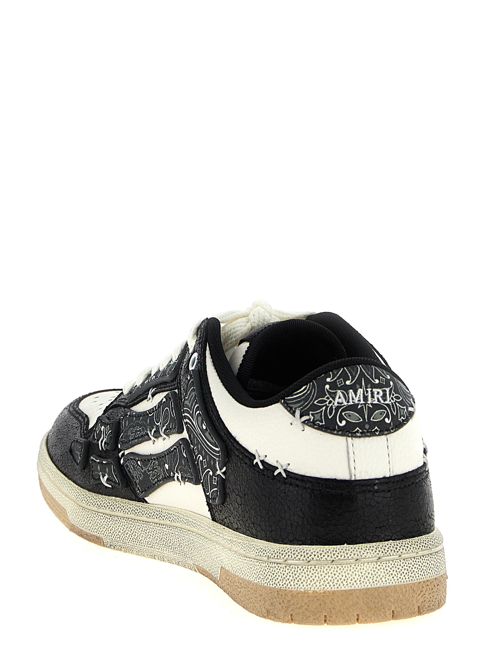 Bandana Skel Top Low Sneakers Black - 3