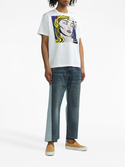 Junya Watanabe MAN Roy Lichtenstein-print cotton T-shirt outlook