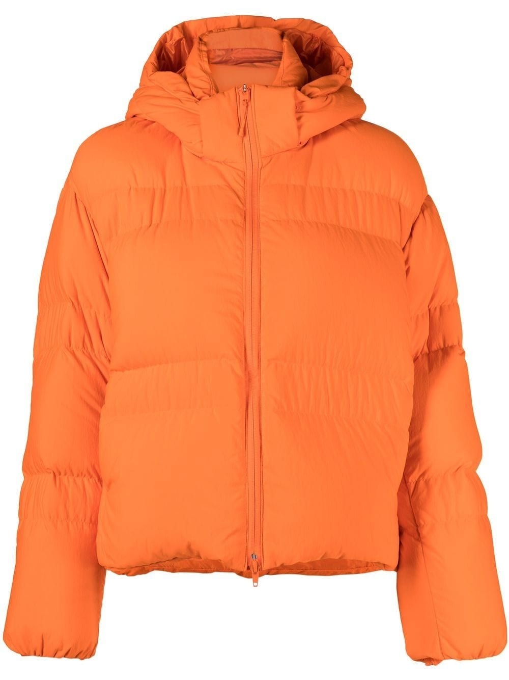 hooded puffer jacket - 1