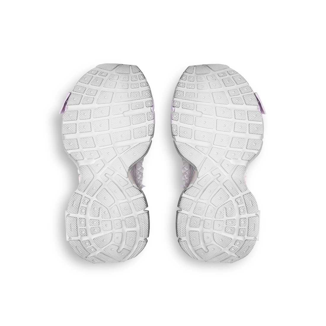 Women's 3xl Lace Mule in White/light Pink - 7