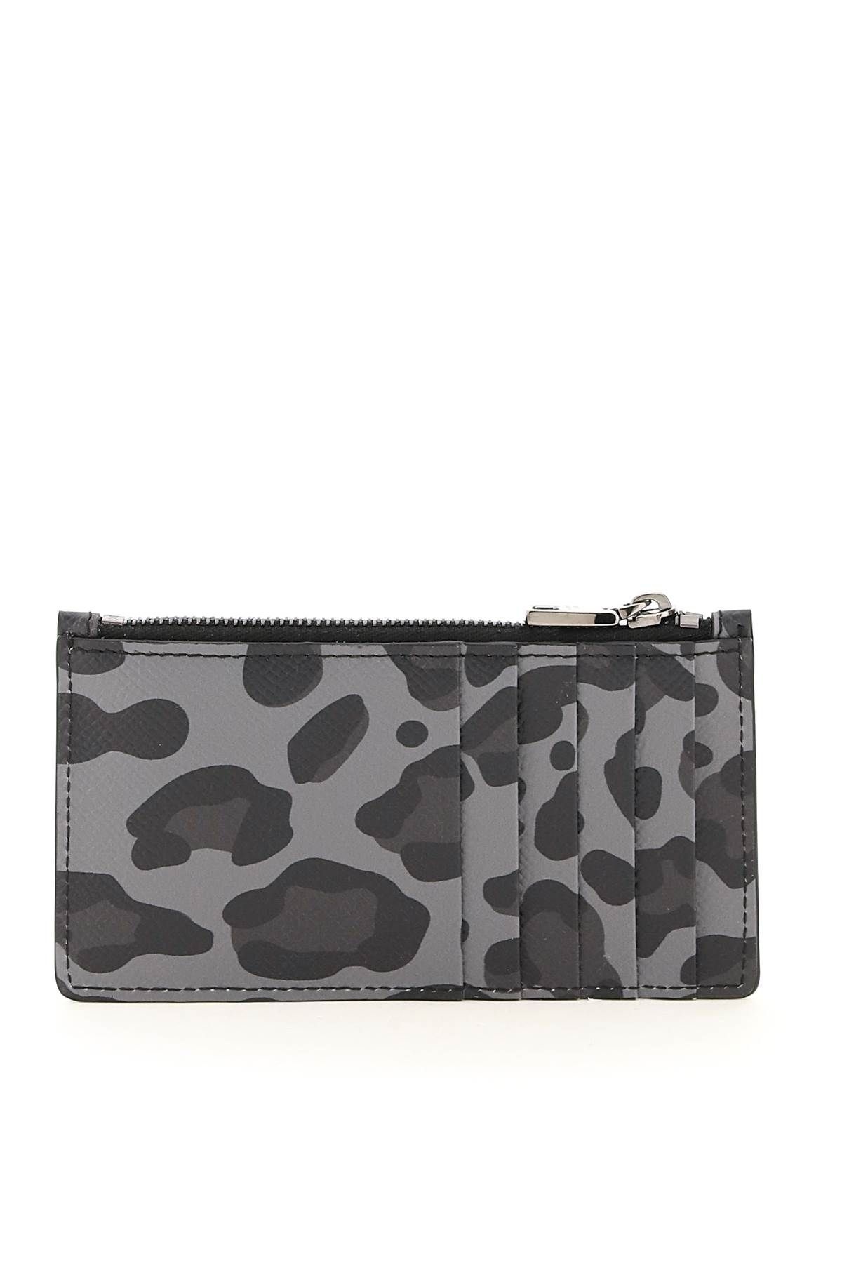 LEOPARD PRINT ZIPPED CARD HOLDER - 3