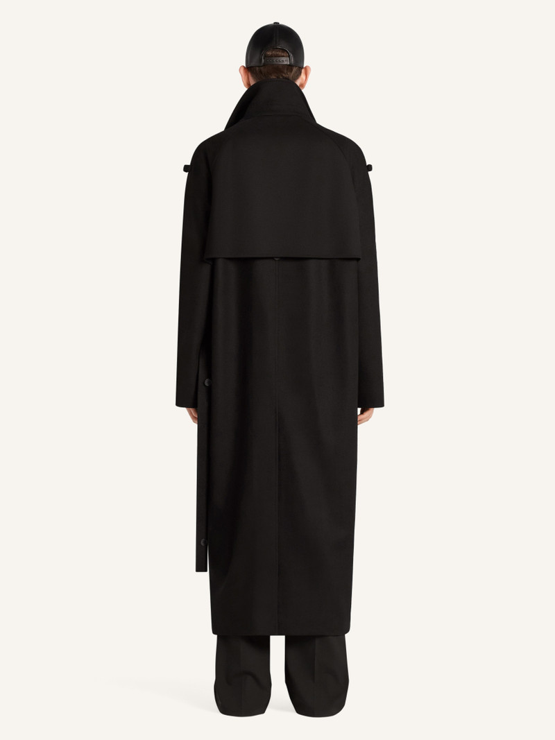 OBLIQUE WOOL TRENCH COAT 5