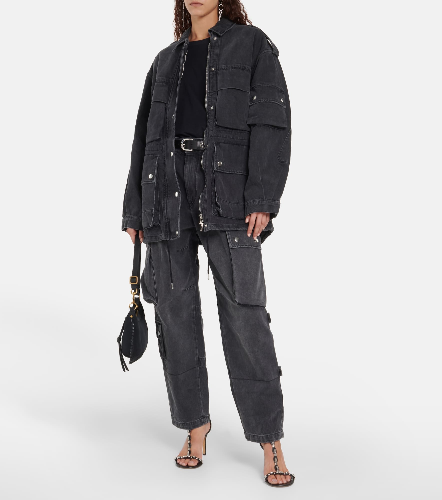 Elore denim cargo pants - 2
