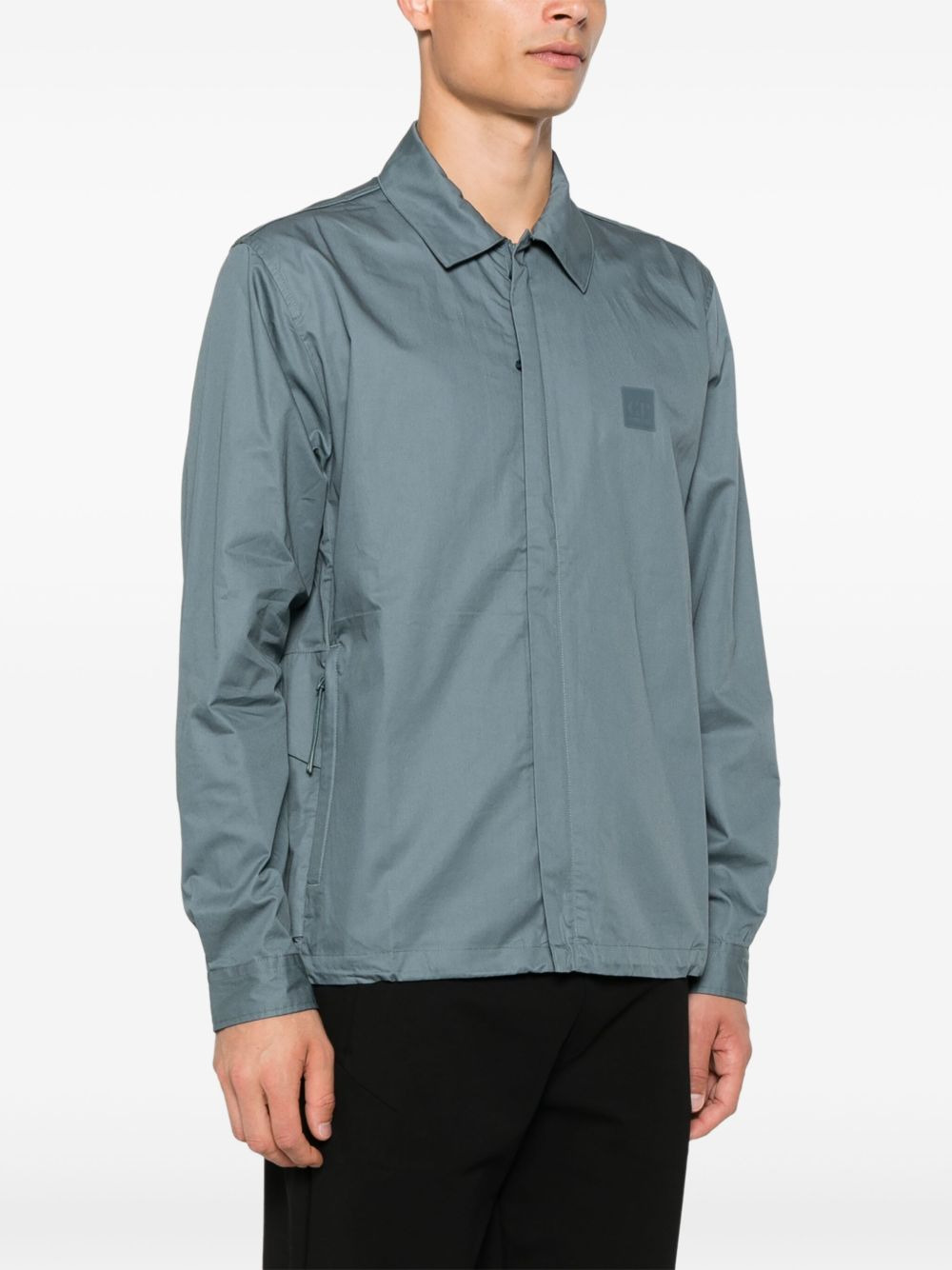 pocket zip-fastening jacket - 3
