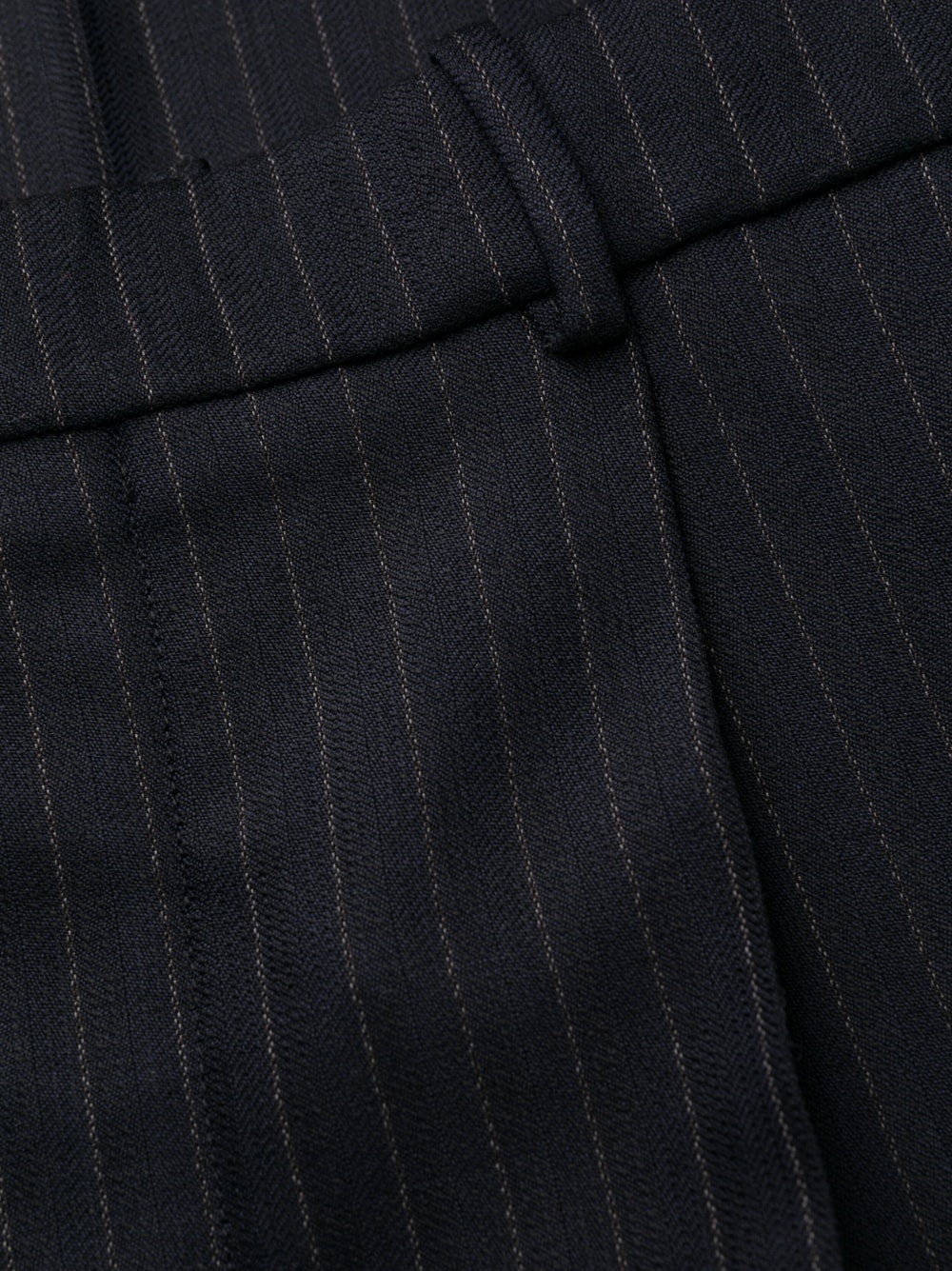 high-waist pinstripe trousers - 8