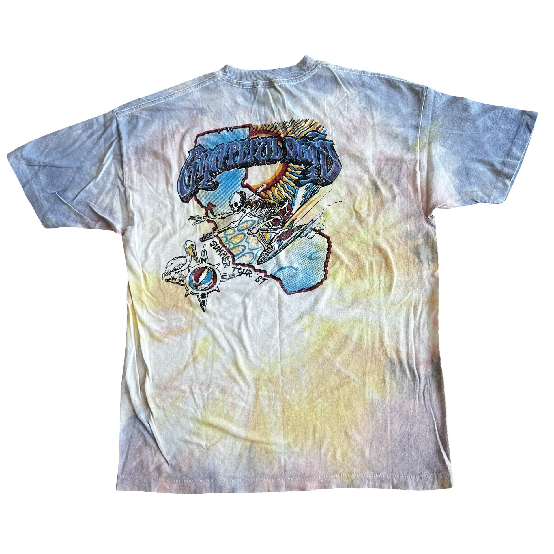 Final Blow - Vintage 80s Gratefull Dead Summer Tour T-Shirt SZ L - 4