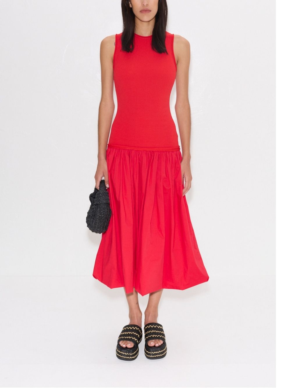 Yanez poplin midi dress - 2