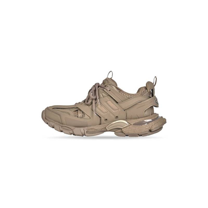 BALENCIAGA Women's Track Sneaker Recycled Sole in Beige outlook