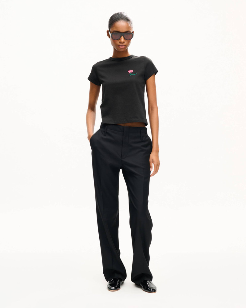 KENZO 'KENZO Tulip' embroidered T-shirt in cotton outlook