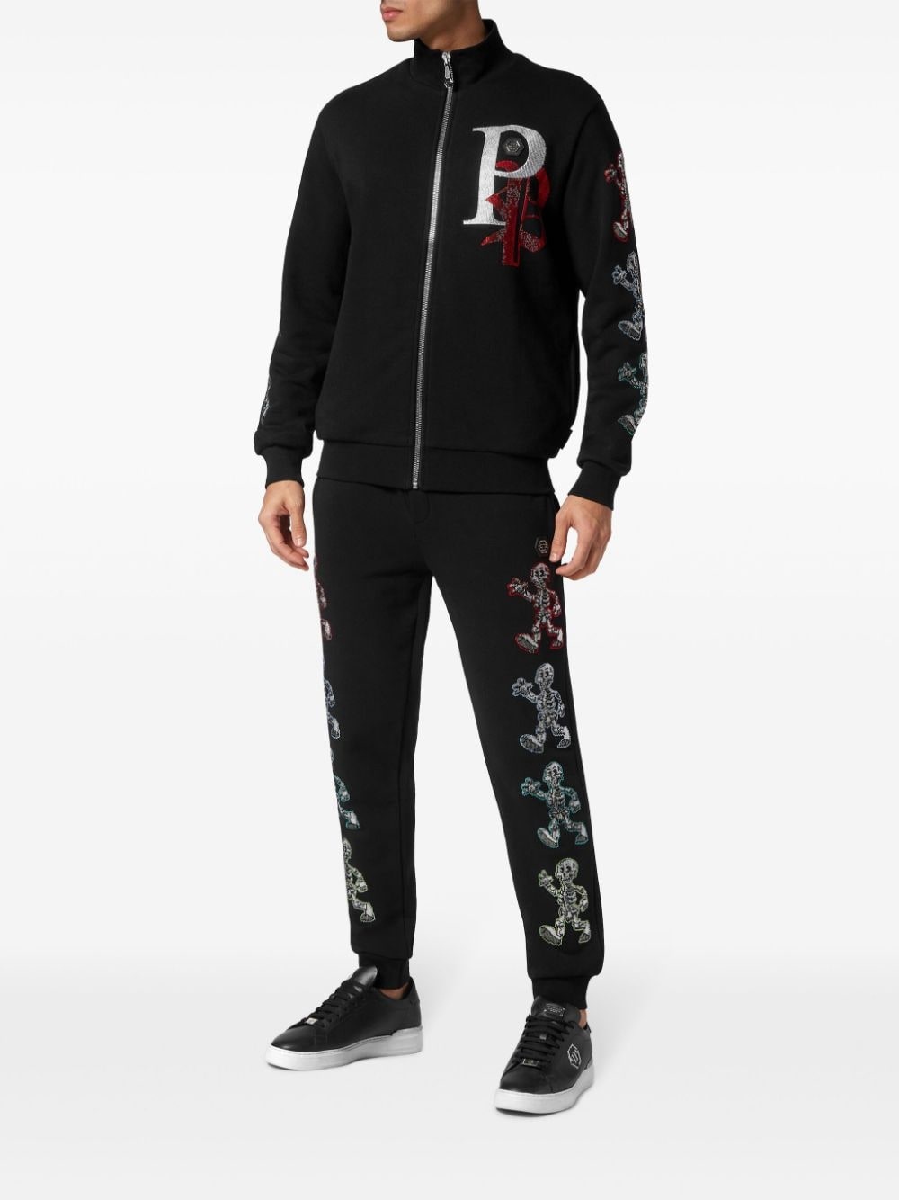 Skeleton-appliquÃ© tracksuit - 2