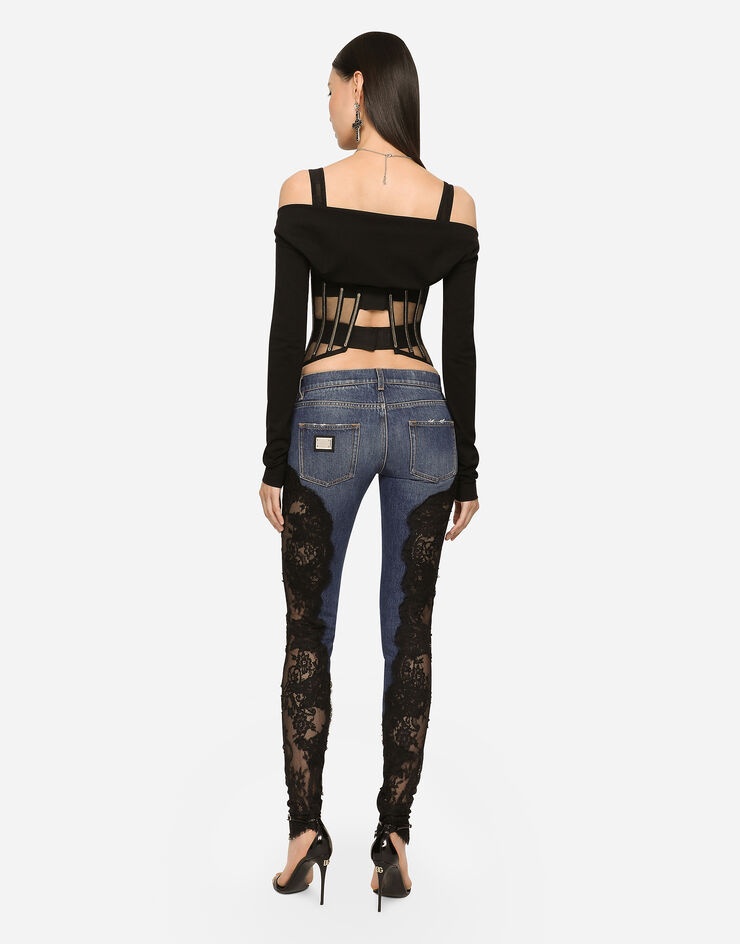 Jersey Milano rib shrug - 3