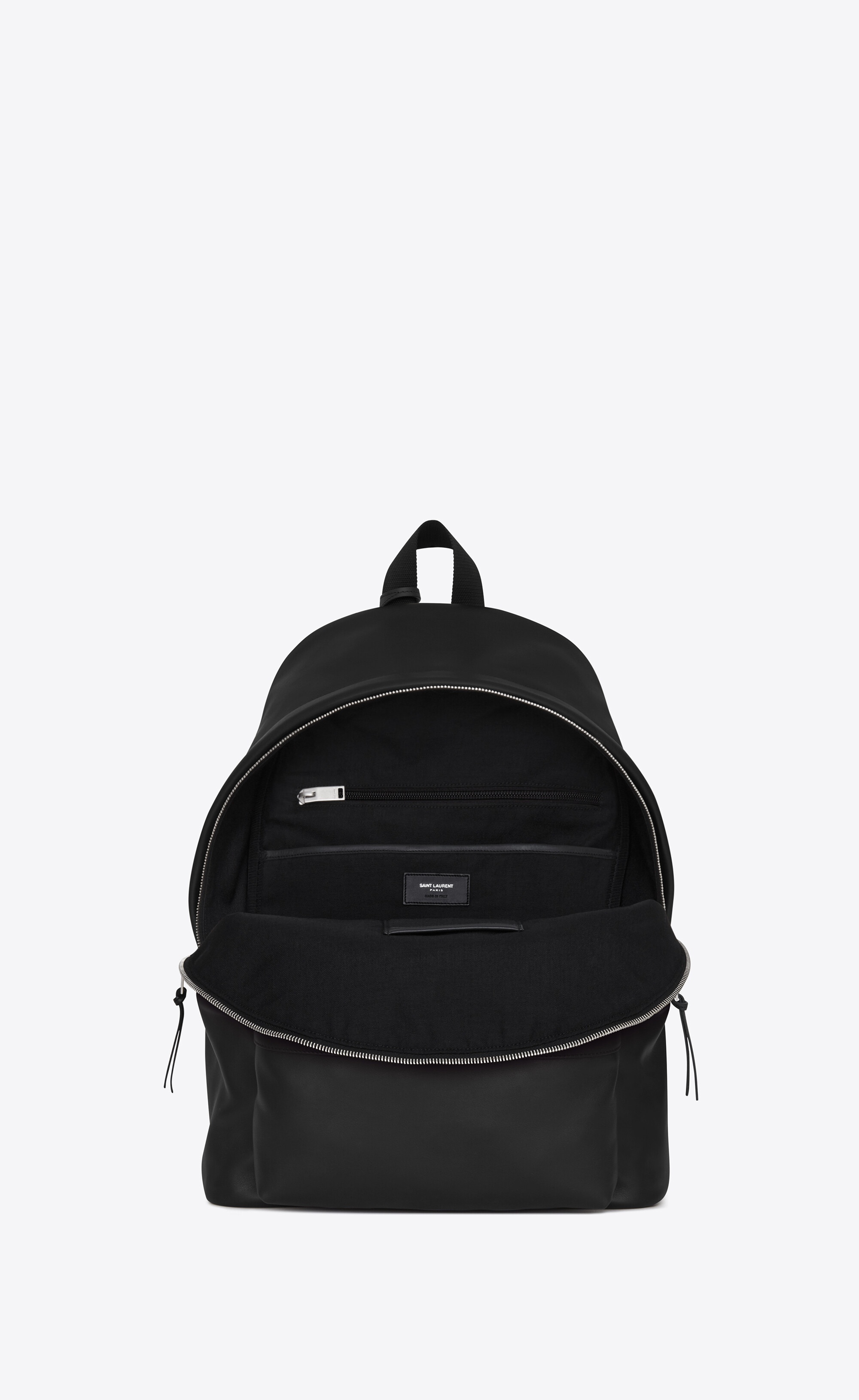 city backpack in matte leather - 4