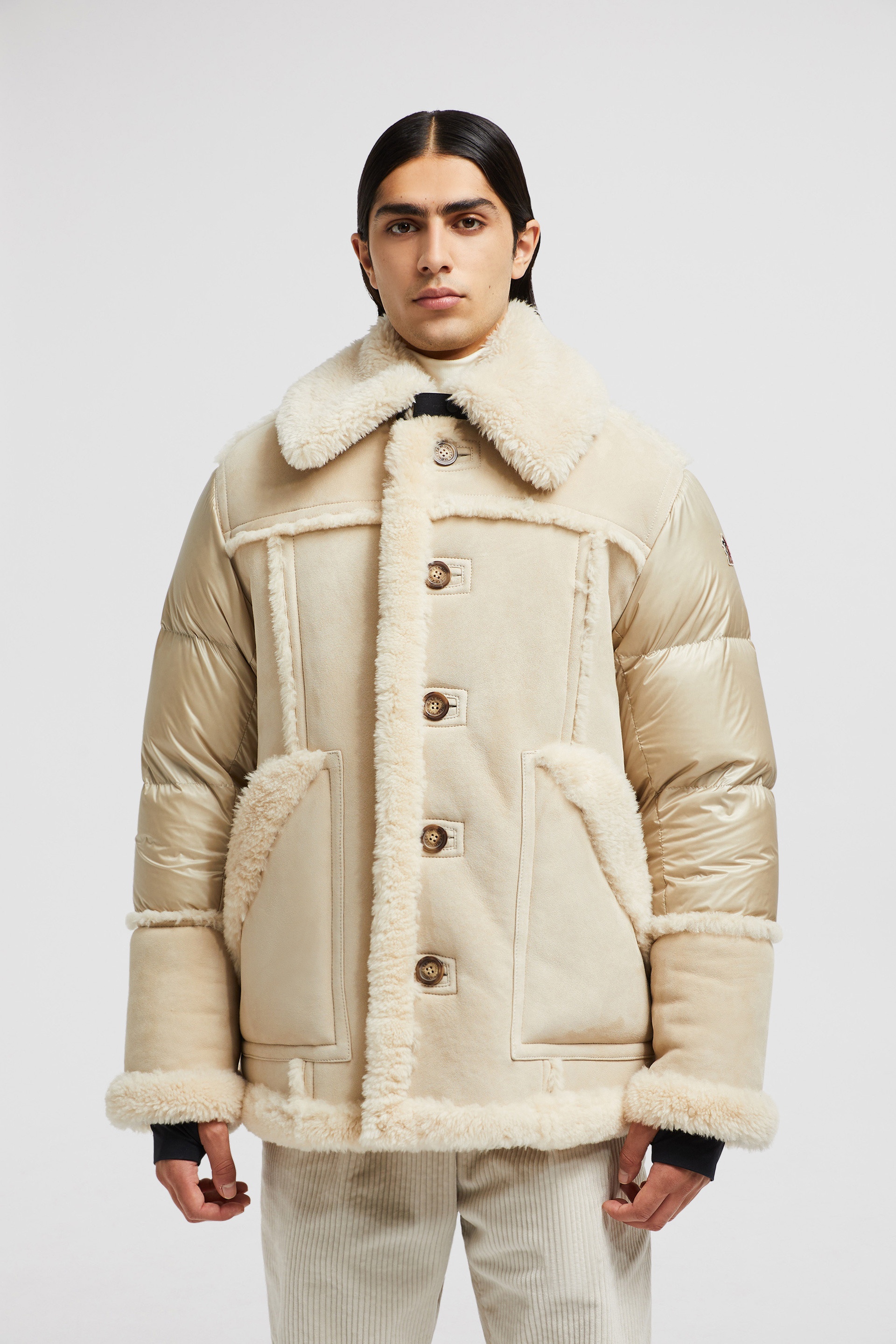 Elbrus Shearling Short Down Jacket - 3