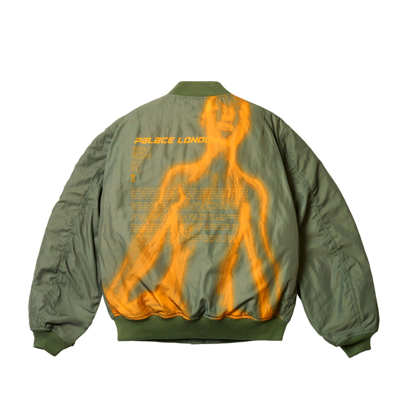 PALACE CHAKRA RAVE JACKET THE DEEP GREEN outlook