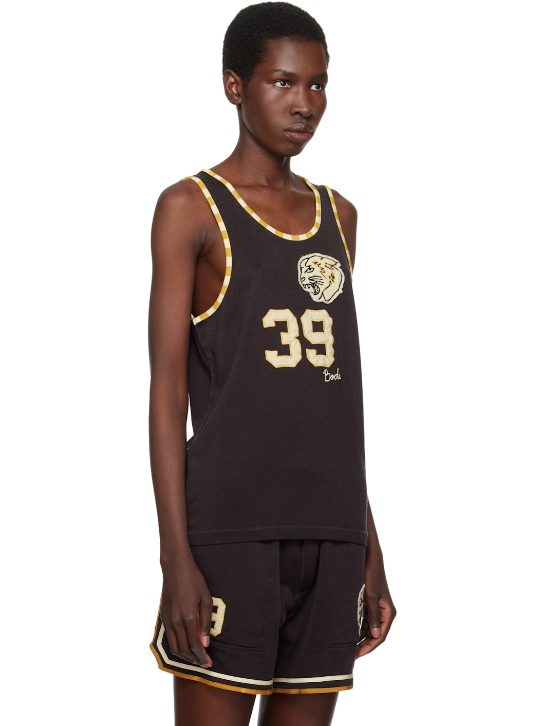 Brown Bobcat Singlet Tank Top - 2