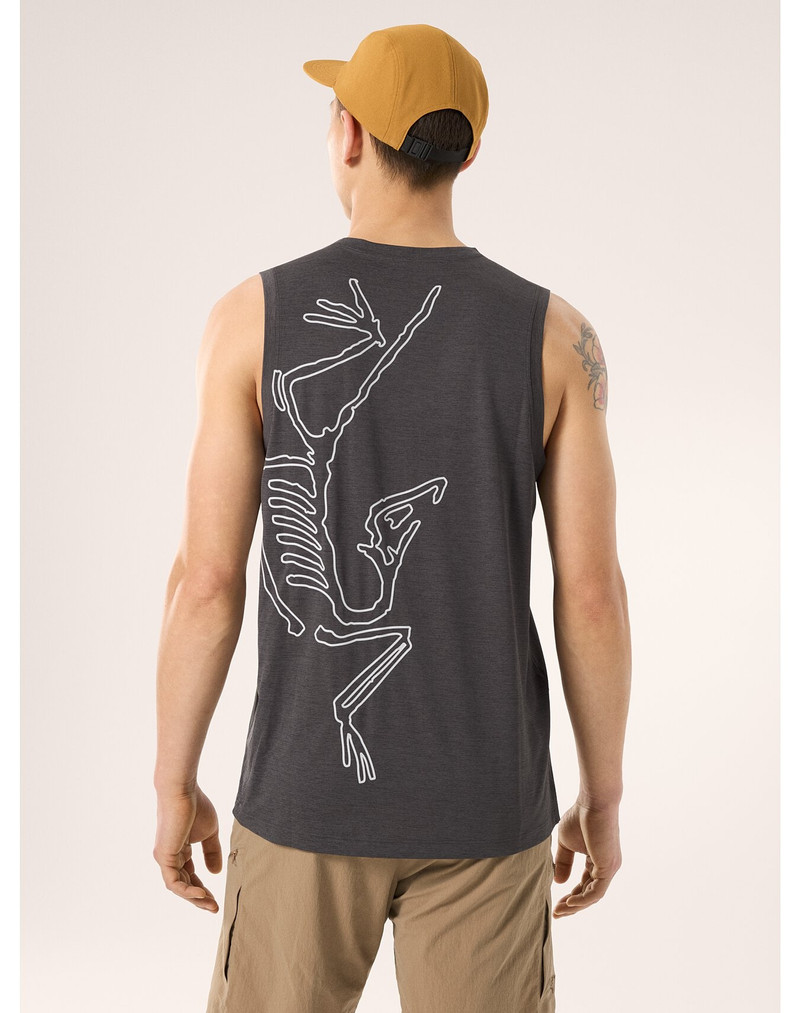Arc'teryx Cormac Arc'Bird Logo Tank | REVERSIBLE