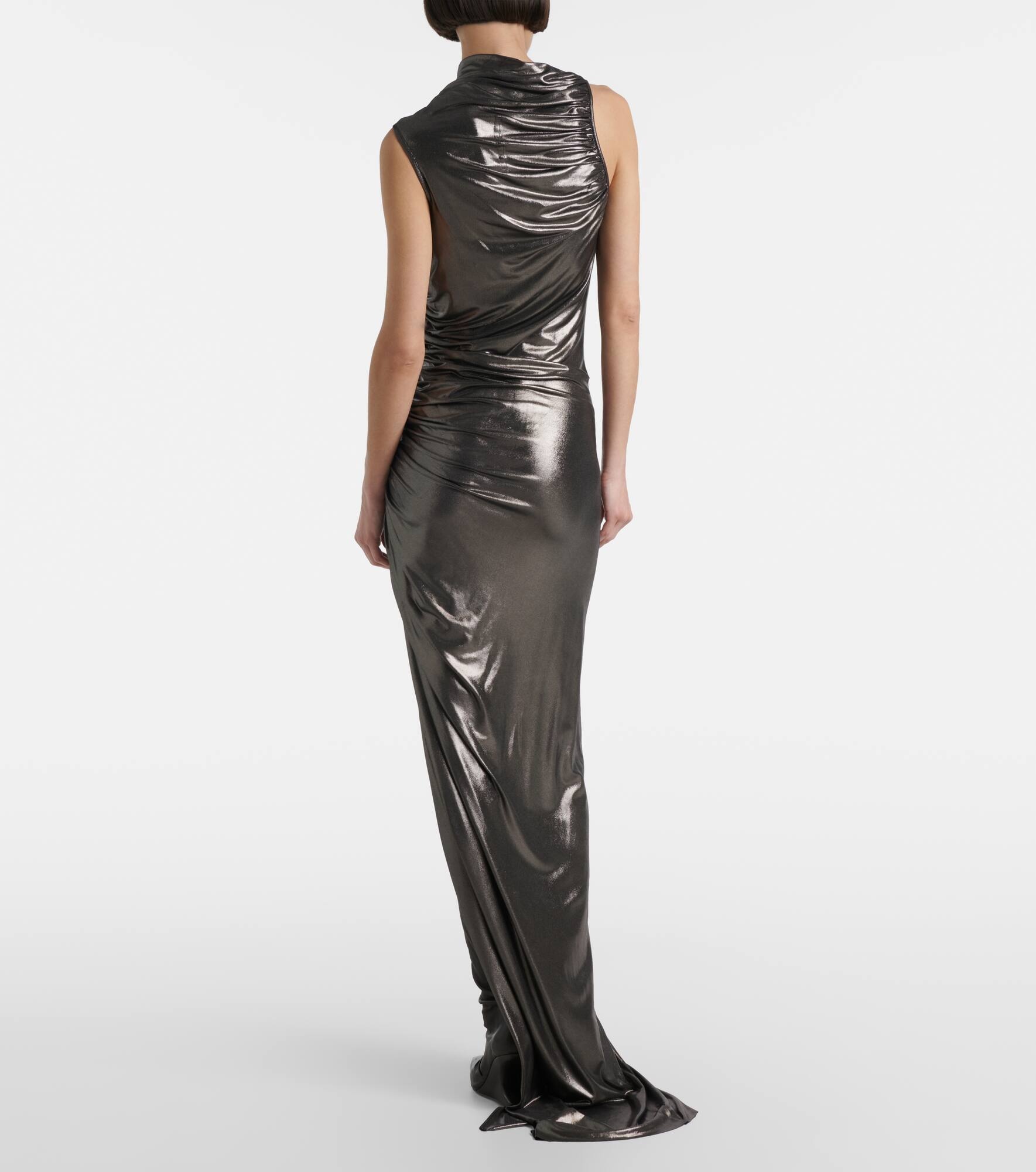 Ruched jersey gown - 3