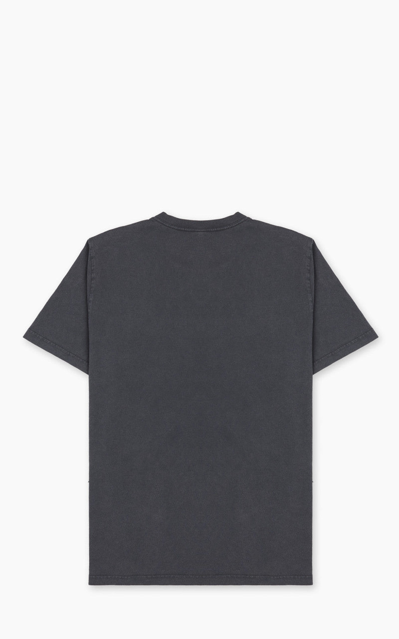 Nudie Jeans NUDIE JEANS ROY THRILLER TRACKS T-SHIRT ANTRACITE outlook