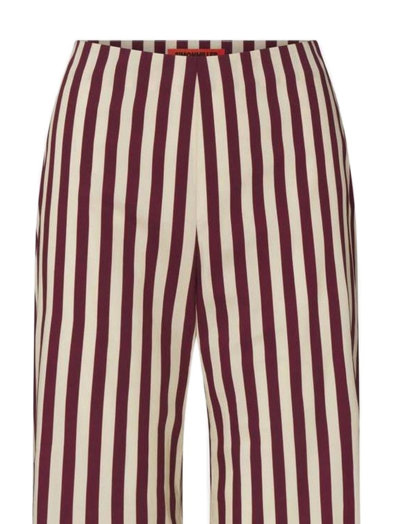 SIMONMILLER Pia striped poplin trousers outlook