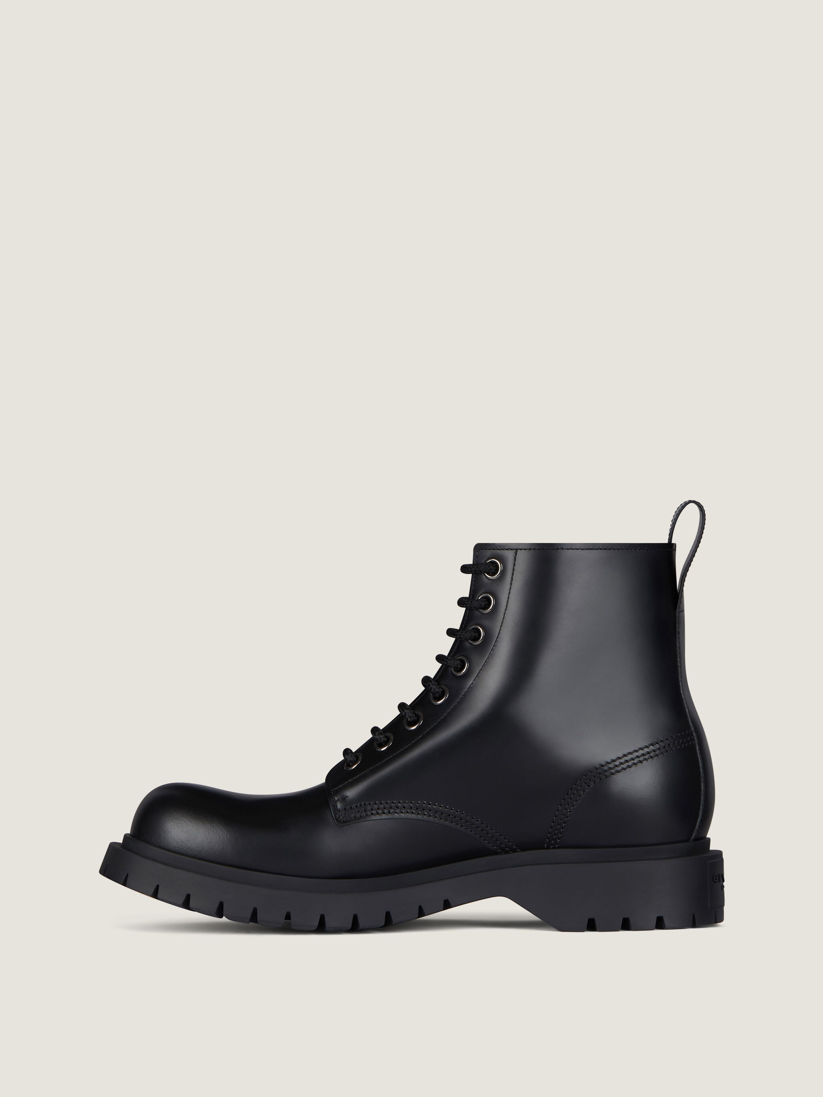 LACE UP BOOTS IN LEATHER - 3