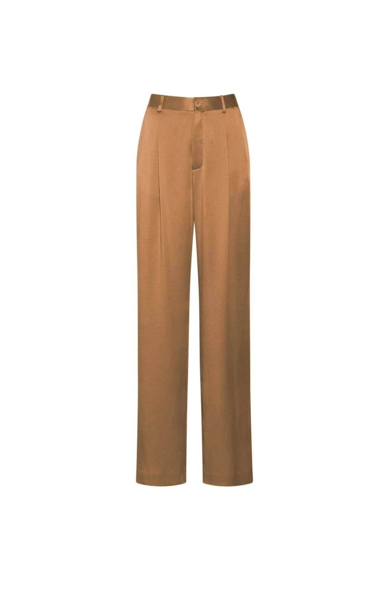Satin Relaxed Pant - 1