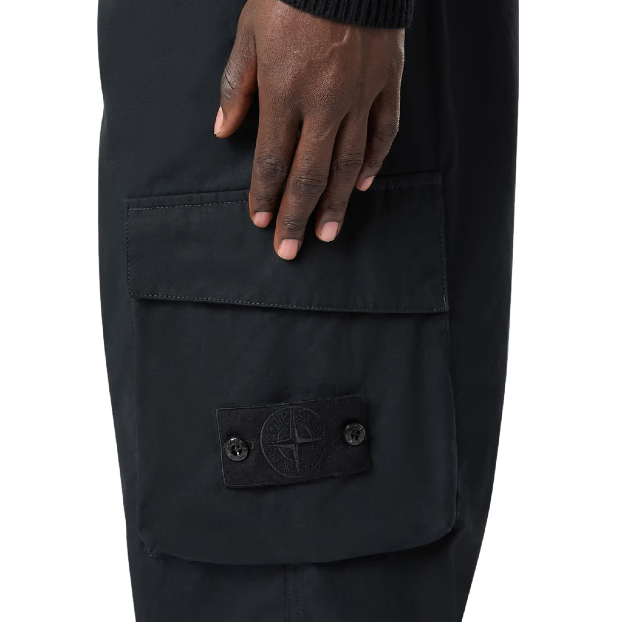 Ghost Cargo Trouser in Black - 3