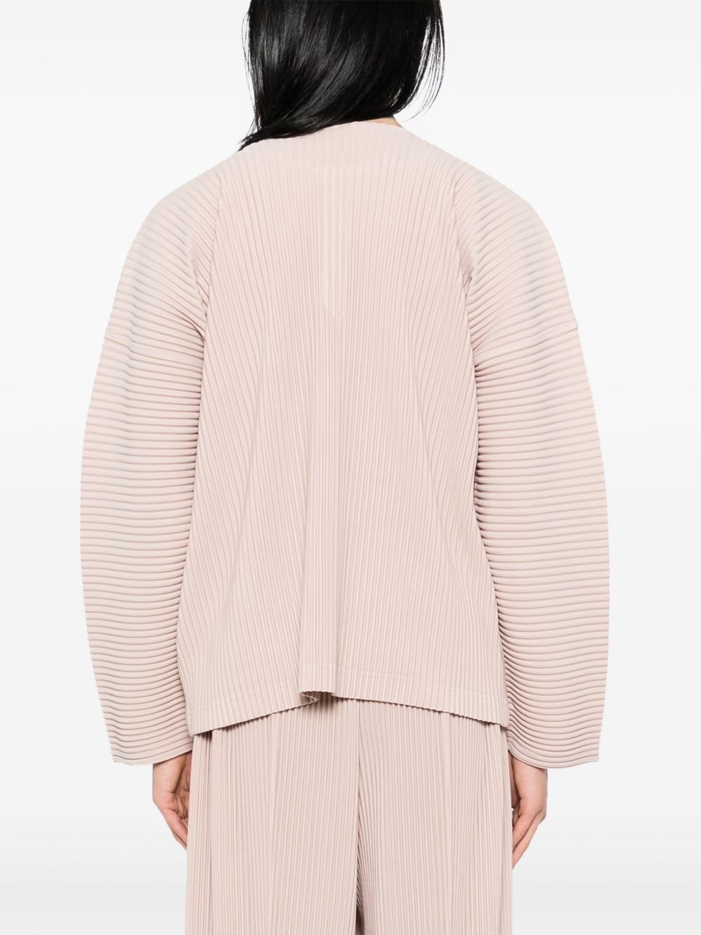 pleated long sleeves T-shirt - 4