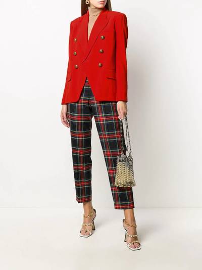 Balmain double-breasted blazer jacket outlook