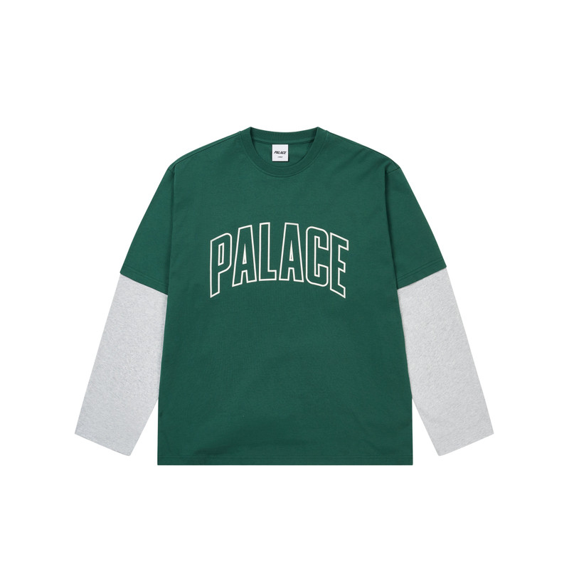 SURPRISINGLY LONGSLEEVE RACEY GREEN / GREY MARL 1