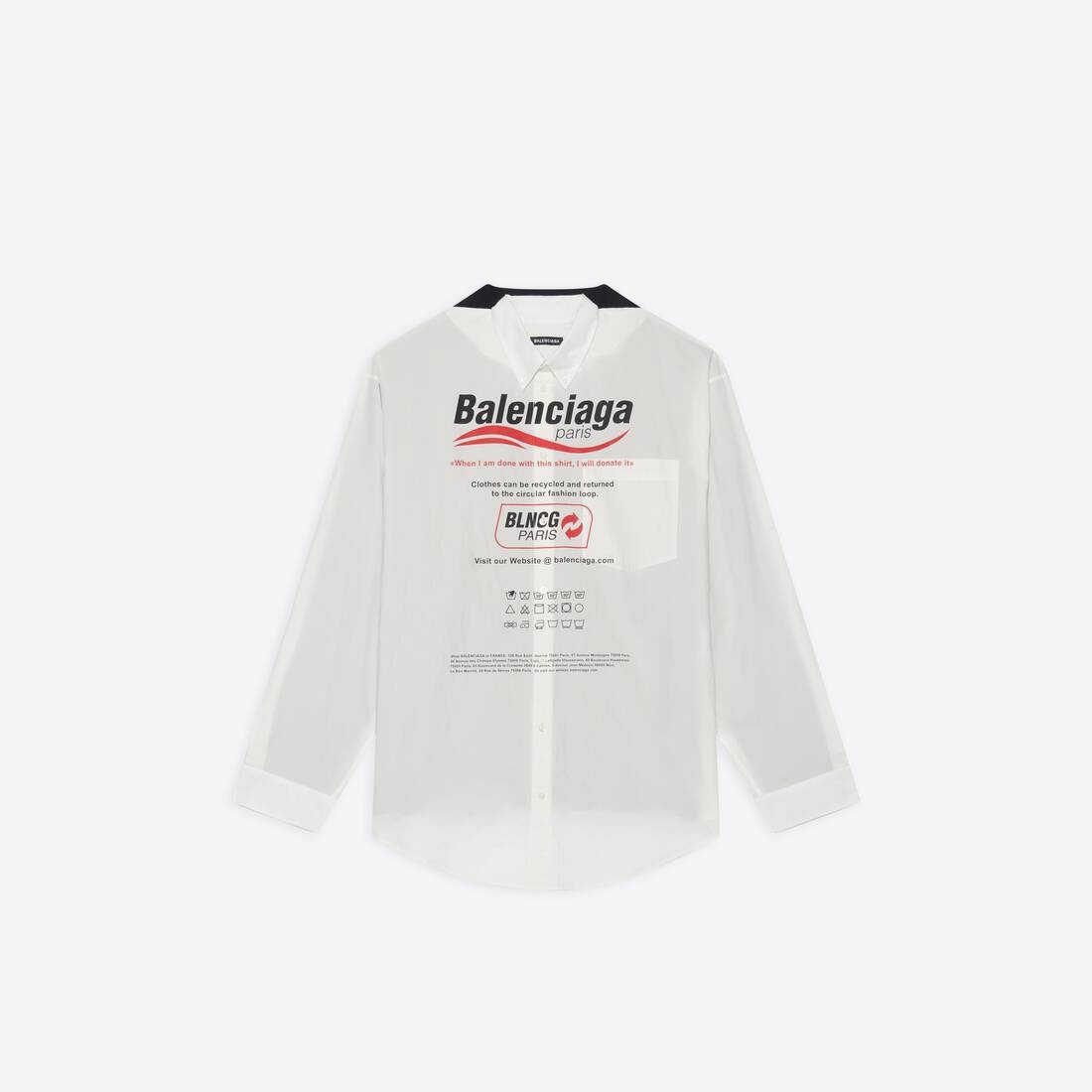 Dry Cleaning Shirt in White - 1