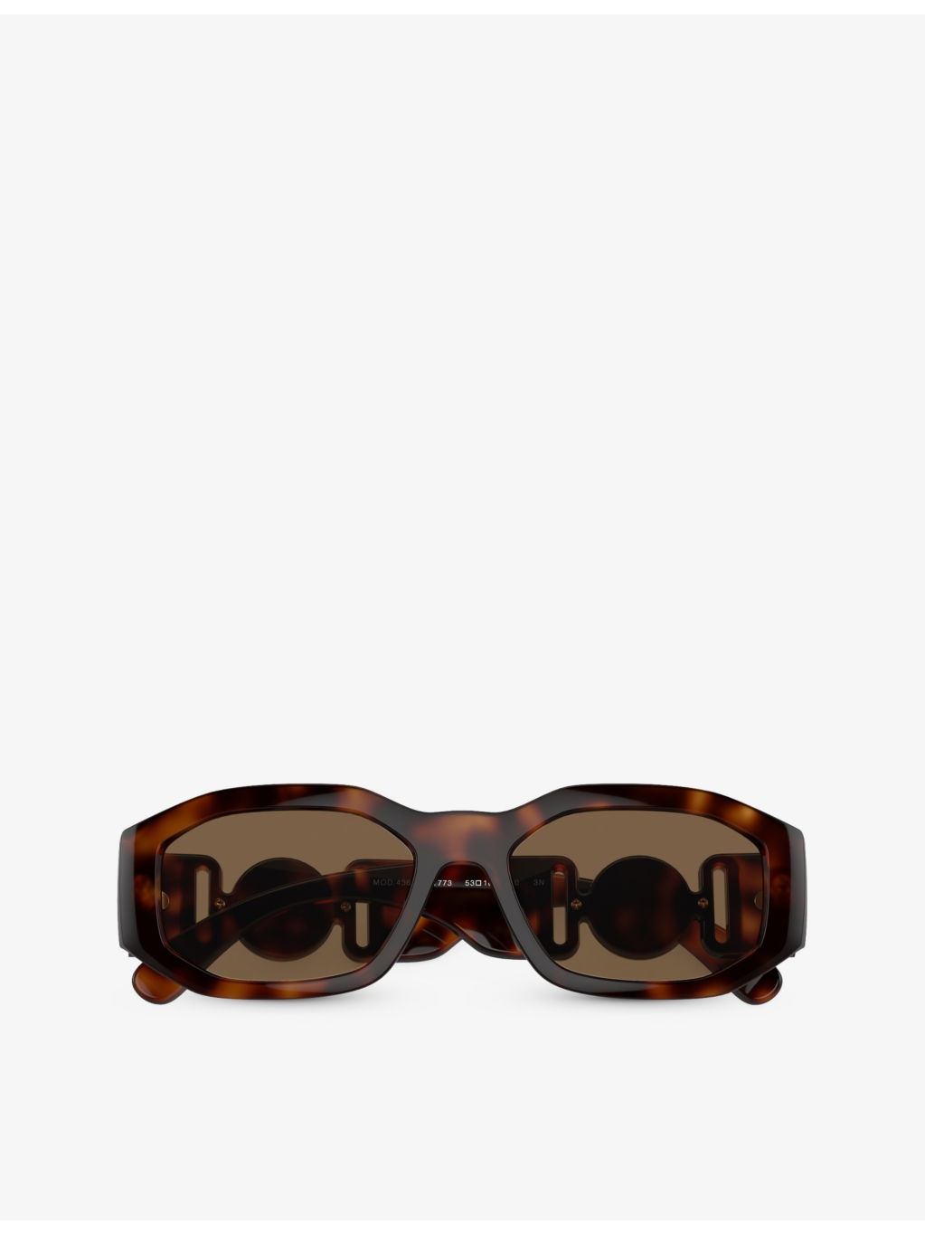 VE4361 Rectangle-Frame Tortoiseshell Acetate Sunglasses - 5