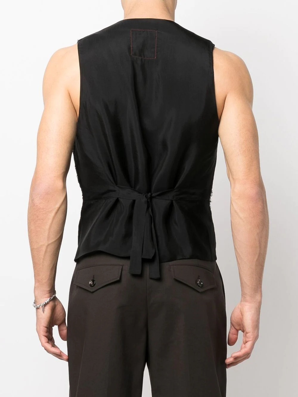 button-up fitted waistcoat - 4